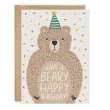 Load image into Gallery viewer, Bear Birthday Card
