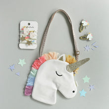 Load image into Gallery viewer, Rainbow Unicorn Clips
