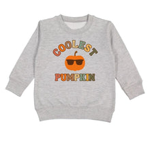 Load image into Gallery viewer, Coolest Pumpkin Sweatshirt - Gray
