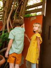 Load image into Gallery viewer, Plaid Button Up Woven Shirt - Garden Party Check
