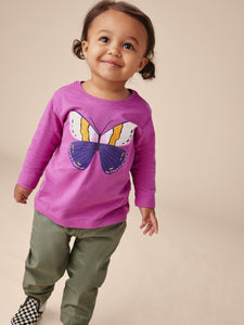Beautiful Butterfly Tee - Mulberry