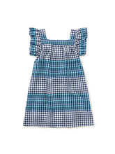 Load image into Gallery viewer, Boat Neck Buttoned Woven Dress
