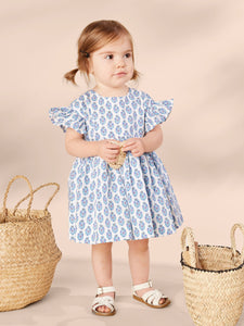 Ruffle Sleeve Baby Dress - Suma Bouquet