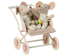 Load image into Gallery viewer, Stroller, Baby Mice - Rose
