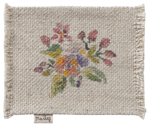 Rug, Mouse, Small - Flowers