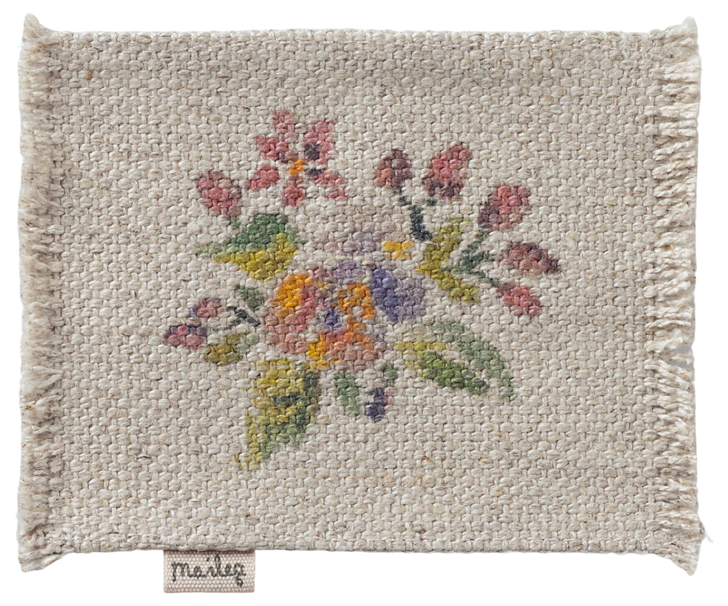 Rug, Mouse, Small - Flowers