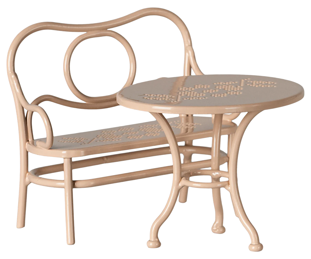 Cafe Set, Mouse, Small -  Pale Pink