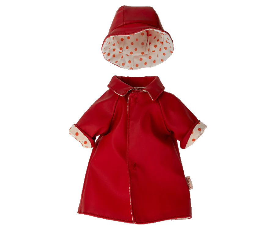 Rain Coat W/ Hat, Teddy Mum