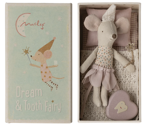 Tooth Fairy Mouse, Little Sister In Matchbox