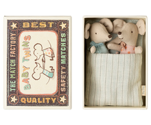 Load image into Gallery viewer, Twins, Baby Mice In Matchbox
