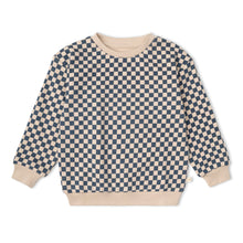 Load image into Gallery viewer, Organic Fleece Sweatshirt - Midnight Check

