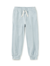 Load image into Gallery viewer, Girls blue velour joggers
