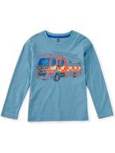 Load image into Gallery viewer, Fire Brigade Graphic Tee - Blue Tide
