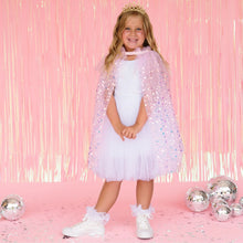 Load image into Gallery viewer, Pink Sequin Dress Up Cape

