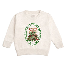 Load image into Gallery viewer, Sequin Christmas Tree Patch Sweatshirt
