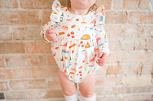 Load image into Gallery viewer, Leah Romper In Turkey Time - Baby Bubble
