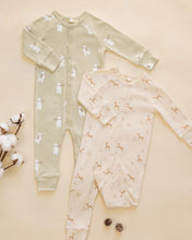 Load image into Gallery viewer, Organic Pajama Long John Fawns
