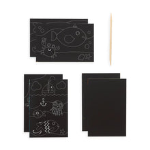 Load image into Gallery viewer, Mini Scratch &amp; Scribble Art Kit: Friendly Fish

