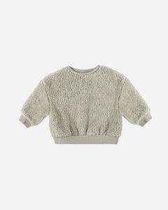 Drop Shoulder Sweatshirt - Pewter