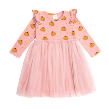 Load image into Gallery viewer, Pumpkin Blush Long Sleeve Tutu Dress
