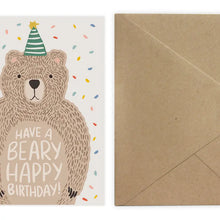 Load image into Gallery viewer, Bear Birthday Card
