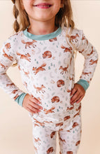 Load image into Gallery viewer, Bamboo Pajamas - Moonlit Fox - Two Piece Set
