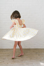 Load image into Gallery viewer, Olivia Dress In Lemon Drop - Pocket Twirl Dress
