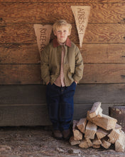 Load image into Gallery viewer, Collared Long Sleeve Shirt Brick Check

