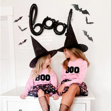 Load image into Gallery viewer, Boo Patch Halloween Sweatshirt - Pink
