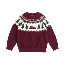 Load image into Gallery viewer, Christmas Truck Fair Isle Sweater - Boys Clothing
