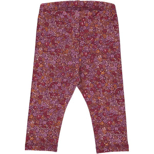 Petit Blossom Leggings - Fig/Boysenberry/berry