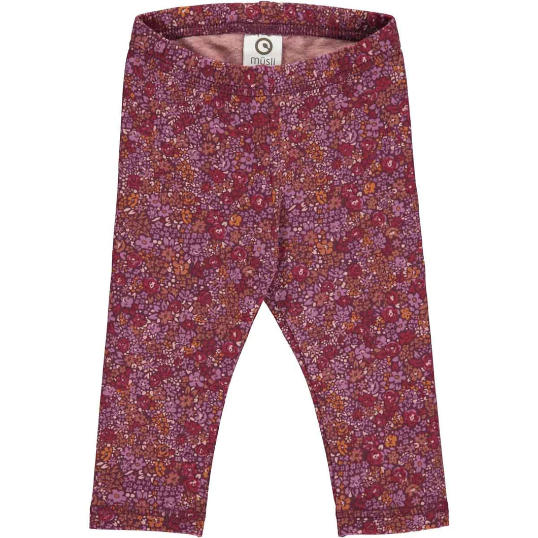 Petit Blossom Leggings - Fig/Boysenberry/berry