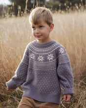Load image into Gallery viewer, Fair Isle Sweater Slate

