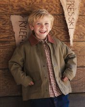 Load image into Gallery viewer, Collared Long Sleeve Shirt Brick Check
