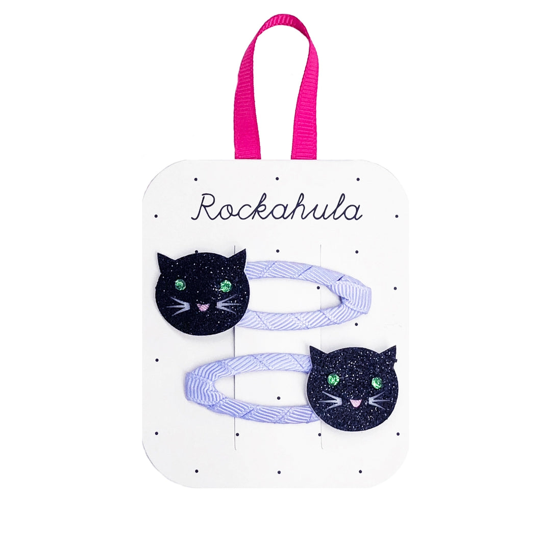 Lucky Black Cat Clips