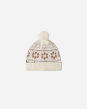 Load image into Gallery viewer, Beanie Flower Fair Isle
