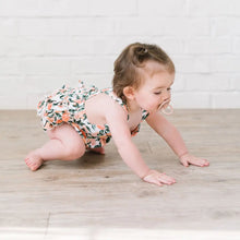 Load image into Gallery viewer, Isla Romper In Peachy Paradise - Baby Bubble
