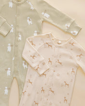 Load image into Gallery viewer, Organic Pajama Long John Fawns
