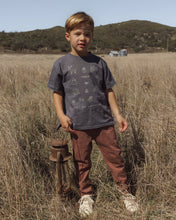 Load image into Gallery viewer, Raw Edge Tee Let’s Go Camping

