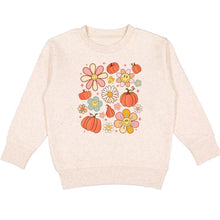 Load image into Gallery viewer, Pumpkin Daisy Doodle Sweatshirt - Natural
