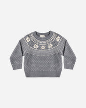 Load image into Gallery viewer, Fair Isle Sweater Slate
