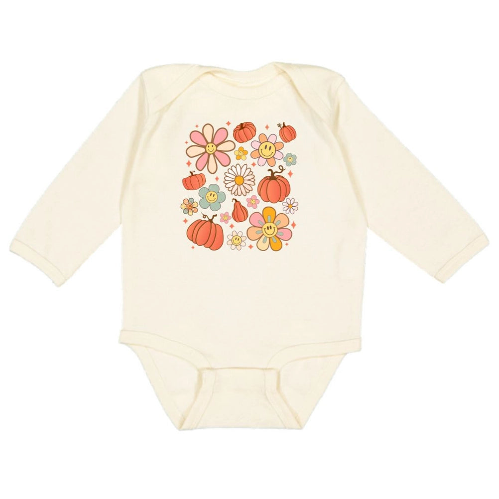 Pumpkin Daisy Doodle L/S Bodysuit