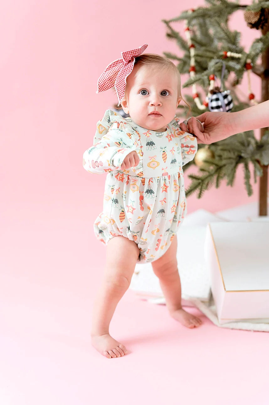 Leah Romper in Ornament