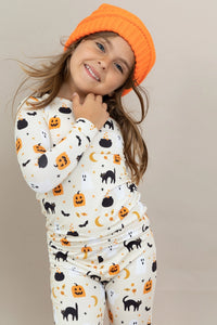 Kids Halloween Pajama Set - Spooky Halloween Set