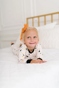 2 Piece Kids Pajama Set In Spooky Scenes