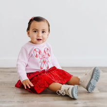 Load image into Gallery viewer, Ruby Sequin Tutu Skirt
