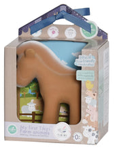 Load image into Gallery viewer, Horse Natural Organic Rubber Teether, Rattle &amp; Bath Toy
