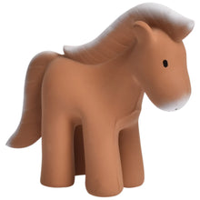 Load image into Gallery viewer, Horse Natural Organic Rubber Teether, Rattle &amp; Bath Toy
