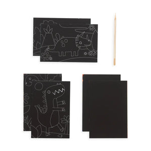 Mini Scratch & Scribble Art Kit: Dino Days