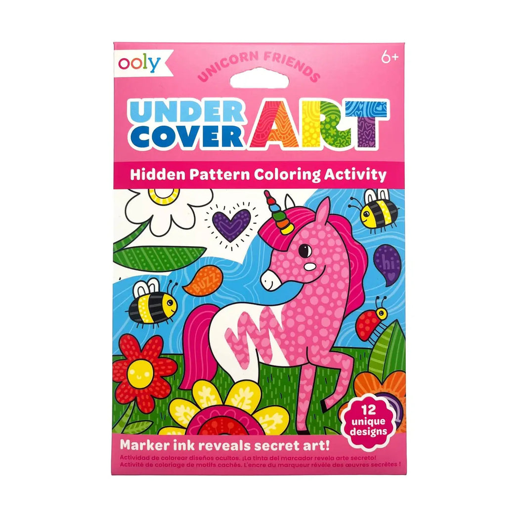 Undercover Art Hidden Patterns Coloring - Unicorn Friends